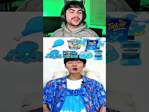 Só pode comer comida azul! 💙