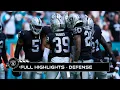 Raiders Top 2023 Defensive Plays Full Highlights NFL