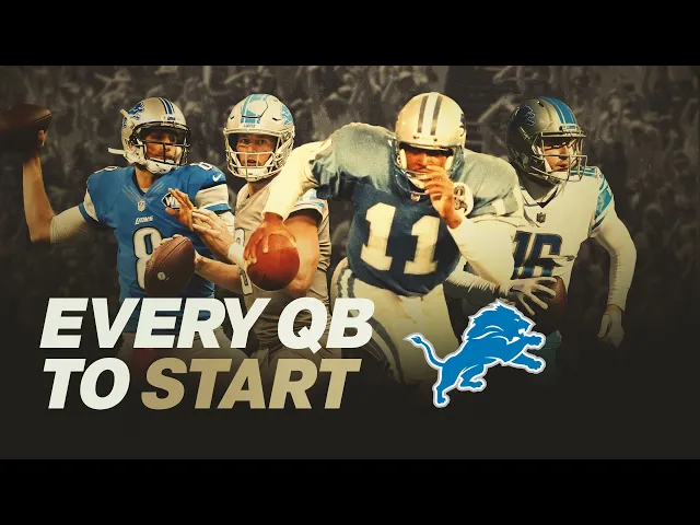 Video: Lions FULL QB History Since 1970!