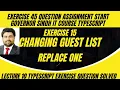 Exercise 45 Q15 Governor Sindh IT Course Typescript