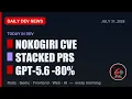 105 Ruby Gem CVEs Hit Nokogiri and Oj GitHub Stacked PRs Dev News