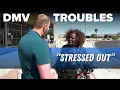 How is the DMV is handling expired registrations during the state network outage