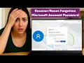How to Recover or Reset Forgotten Microsoft Account Password