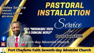 PASTORAL INSTALLATION SERVICE for Pastor Danny Philip