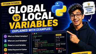 Python Tutorial Global vs Local Variables