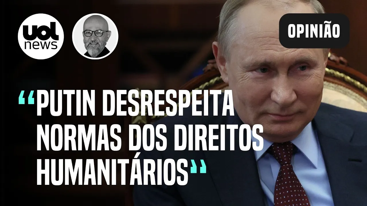 Rússia x Ucrânia: Putin 'evolui' de usurpador para criminoso de guerra, analisa Josias de Souza
