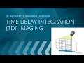Time Delay Integration TDI Imaging