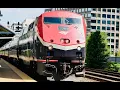 AMTRAK Charlotte NC to New York City The Carolinian seen at L Enfante station of Washington DC