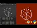 Blender Python Scripting Wireframe Cube Loop