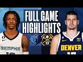 GRIZZLIES at NUGGETS NBA FULL GAME HIGHLIGHTS December 20 2022