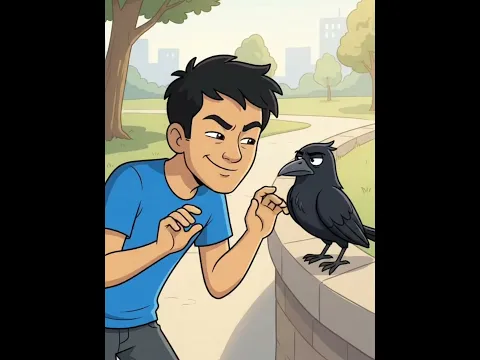 Never Tease a Crow 😱