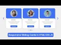 How to make Responsive Card Slider in HTML CSS JavaScript - SwiperJs