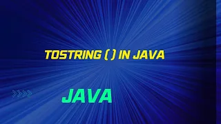 what is toString method in java java interview Series java