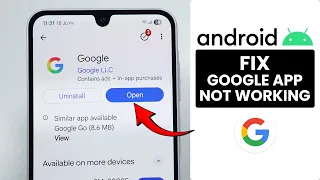 Solved How to Fix Google App Not Working in Android Phone