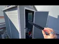 Keter Manor 4x6 Resin Outdoor Storage Shed Kit Review Great shed for a lawn mower