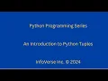 An Introduction to Python Tuples