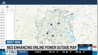 NES enhancing online power outage map