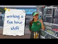 Work a 5 hour shift with me subway making sandwiches coffee more Vlog