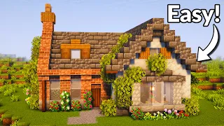 Minecraft: How to Build a Cozy Survival Cottage | Tutorial🏠