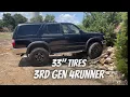 Ep 30 How To Fit 33 Tires on a 3rd Gen Toyota 4Runner