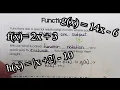 Algebra B Unit 6 Functions
