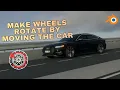 How to Make Car Wheels Rotate With the Movement of the Car in 1 Minute - Blender Tutorial