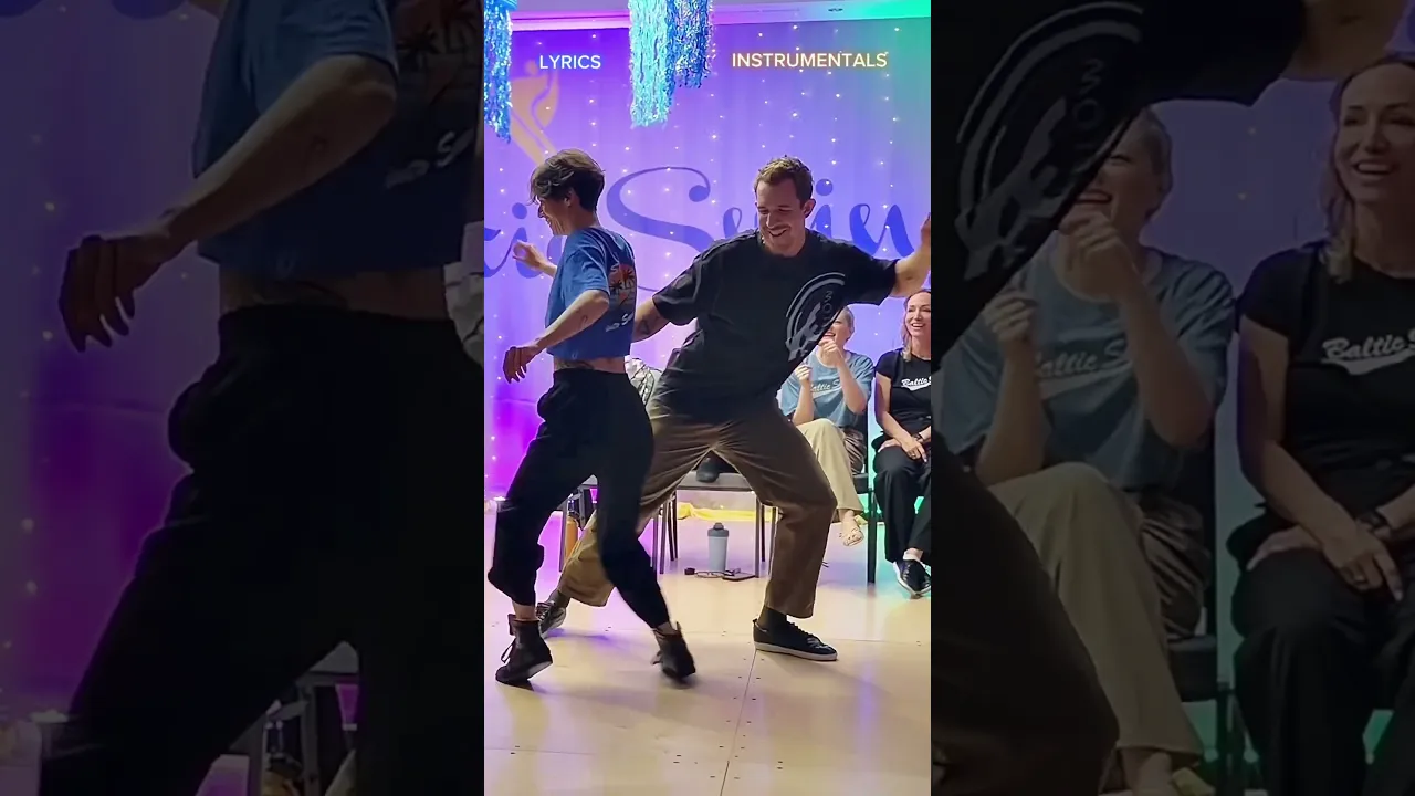 Musicality challenge 🤯 I could only dance the lyrics, Sean the instrumentals #dance #wcs #challenge