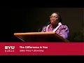 The Difference Is You Sister Tracy Y Browning
