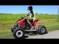 Full Throttle On Honda TRX450r Taming The Beast Top Speed