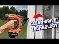 Meet the NEW Ridgid 15ga Nailer with CLEAN DRIVE Technology ONLY 5 9lbs