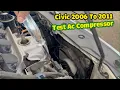 How to test power to AC compressor on HONDA Cvic 2006 to 2011