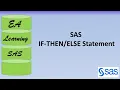 SAS IF - Statement