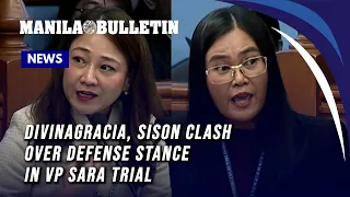 Divinagracia, Sison clash over defense stance in VP Sara trial