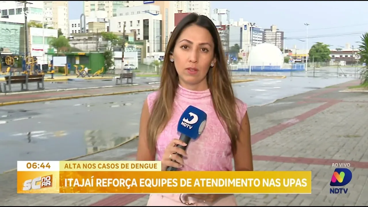 Itajaí reforça equipes de atendimento nas UPAs devido ao aumento de casos de dengue