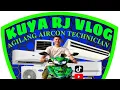 AUX Inverter Split Type Relocation Repair and Charging Freon issue Freon Leaking Error Code E5