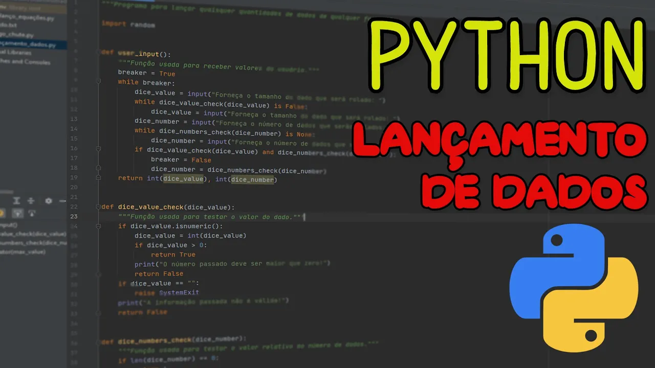 Aprenda a Lançar Dados no Python