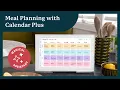 Meal Planning with Skylight Calendar and Calendar Plus