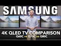 Samsung 4K QLED Comparison 2023 Q60C vs Q70C vs Q80C