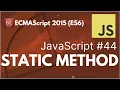 Static Methods in JavaScript ECMAScript 2015 ES6 Everyday-Be-Coding
