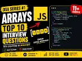 JavaScript Array Interview Questions Top 10 Array Programs Every Developer Must Know Placements