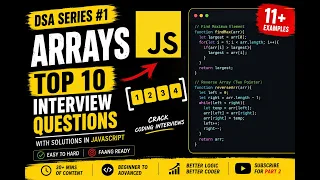 JavaScript Array Interview Questions Top 10 Array Programs Every Developer Must Know Placements