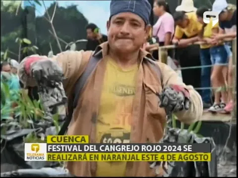 Festival del cangrejo rojo 2024 se realizará en Naranjal este 4 de agosto