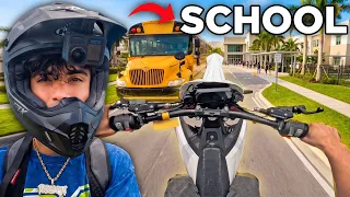 I Took My $5000 Electric Bike to the First Day School!