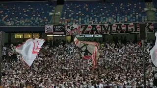 فى الكورفا سود جمهور اسود من مباراة الزمالك و غزل المحلة 