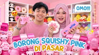 BORONG SEMUA SQUISHY PINK DI PASAR⁉️😍 BUAT DEKORASI KAMAR BARU!!💗