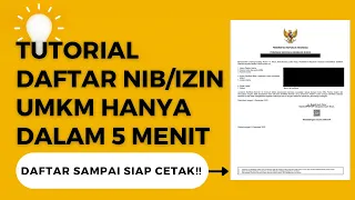 how to create a business permit or nib online on the oss system fast and easy 