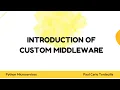 Python Microservices Introduction of Custom Middleware