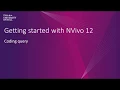 NVivo 12 Coding query