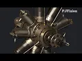Gnome 9-B2 Monosoupape Assembly movie