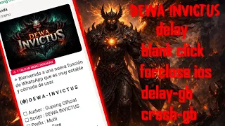 script dewa invictus script bug wa via whatsapp terbaru script bug wa gratis terbaru 2026